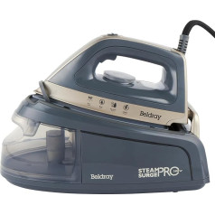 Beldray BEL01137TTVDE Titanium Steam Surge Pro Iron - Steam Iron with XL 1.2 L Water Tank, Steam Iron with Ceramic Sole, Variable Temperature Control, Anti-Limescale Function, 2400 W