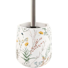 ROCKING GIFTS Bathroom Ceramic Toilet Brush Holder Flower Design
