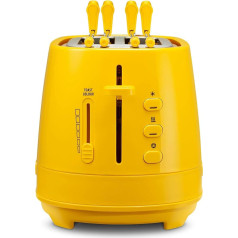 De Longhi CTLAP2203 Toaster with Tongs 550 Watt Yellow