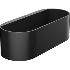 hansgrohe WallStoris 27912670 Deep Storage Basket, Shower Shelf without Drilling, Shower Basket without Drilling, Bathroom Storage, Bathroom Accessories, Bathroom Accessories, Matte Black