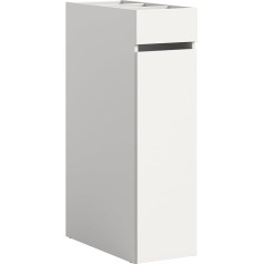 Standing Shelf, Height 101 cm, Apothecary Drawer with 3 Compartments, 3 Open Shelves, Rolling Shelf, Organiser, Standing Shelf, Cupboard, Bathroom Cabinet