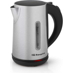 Orbegozo KT 6022 Electric Kettle, 0.8 Litre Capacity, Stainless Steel, Automatic Shut-Off, Fast Cooking