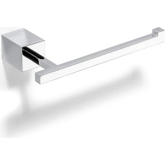 Sagittarius One 170S1 Toilet Roll Holder Chrome Glossy Design Toilet Paper Holder Made of Brass Toilet Roll Holder Chrome Luxury Toilet Roll Holder Chrome Square / Toilet Roll Holder