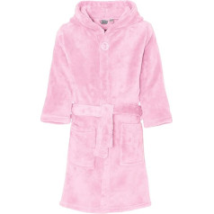 Playshoes Fleece Bathrobe, Unisex Children's Dressing Gown, pink