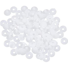 50 Set Animal Doll Joints Doll Joints Made of Plastic Joint Disc for Amigurumi Movable Doll Joints Craft Doll Toy Joints Plush Toy Bolts White Child Bear Head