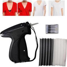 Stitchy Quick Clothing Fixer, Mini Stitch Fixer for Clothes Fine Stitch Tagging Machine for Clothing Mini Stitch Machine Sewing Quilting Hemming Quick Stitch Tag Tool Gift Travel Memory (Black)