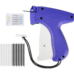 Labelling Gun, Staple Gun, Labelling Machine, Mini Jigsaw Gun with 5 Needles, 1000 Plastic Needles, Quick Fixing Device for Clothes, Hand Sewing Machine, Labels Gun for Clothes