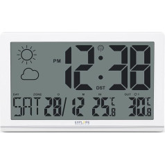 Explorer Scientific White Unique Clock