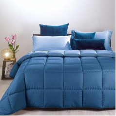 Caleffi Double Quilt Modern Double Blue - Double (260 x 265 cm)