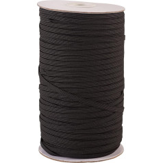 Airssory Stretch Flat Braided Elastic Cord for Clothing, Sewing, Crafts, DIY, Mask 5mm Wide - 183m/183m
