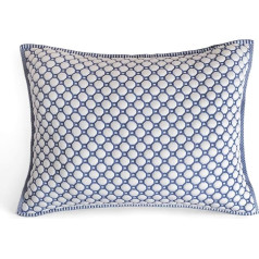 Dalisa Tiny 3D Knitted Cushion, Cooling Yarn, Removable Cushion, Washable, Oeko-Tex Class 1, Gift Box (Blue, 40 x 60 cm)
