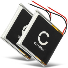 CELLONIC 2 x Replacement Battery AHB403029 for Plantronics Voyager Focus B825, B825-M Wireless Headphones Replacement Battery 360 mAh Battery, Headphone Battery, Bluetooth Headset