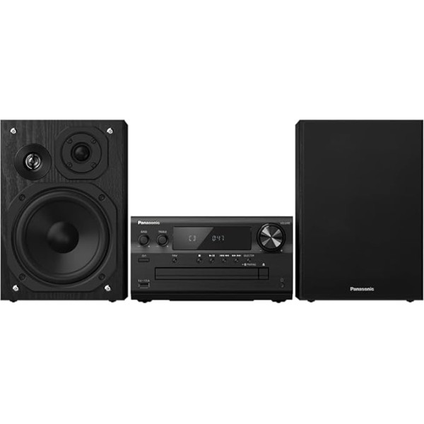 Panasonic SC-PMX802E-K Premium Micro Stereo System (Bluetooth, Airplay, DAB+, CD, FM) Silver