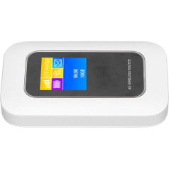Jectse Portable WiFi Hotspot, Powerful 5G 4G LTE Router, Supports Main Frequency Bands, Connects up to 10 Devices, Screen Display, High Gain Antennas,
