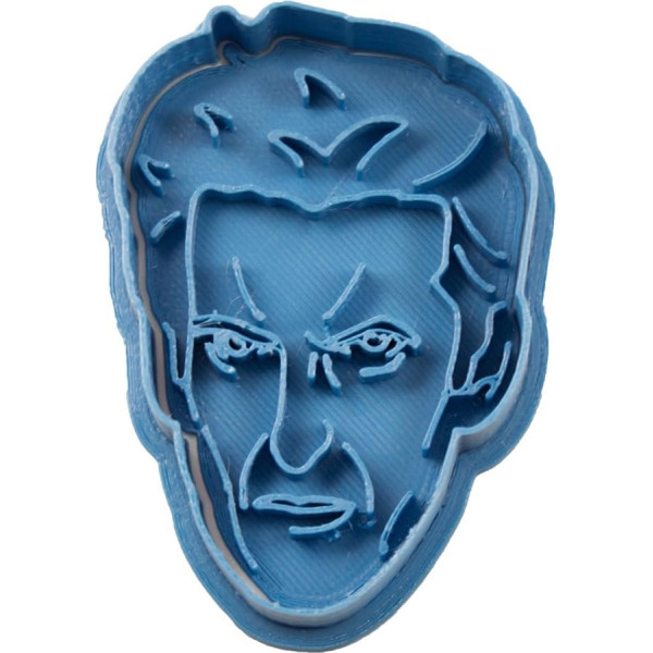 Capaldi 12th Doctor Who Cookie Cutter, Blue, 8 x 7 x 1.5 cm
