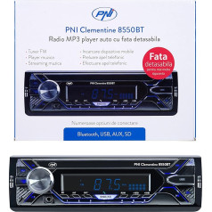 Car MP3 Player PNI Clementine 8550BT Removable Front 4x45w 12V 1 DIN with SD USB AUX RCA