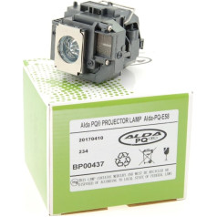 Alda PQ Premium Projector Lamp Compatible with Epson EB-S9, EB-S92, EB-W10, EB-W9, EB-X10, EB-X9, EB-X92, Powerlite X9 Projectors, Lamp with Housing