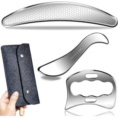 3 in 1 Stainless Steel Gua Sha Tool IASMT Tool Muscle Scraper for Physiotherapy Soft Tissue Massage