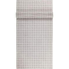 Cawö Home Towels Zoom Karo 123 Platinum 76 Sauna Towel 80 x 200 cm