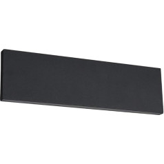 Trio Leuchten Concha 225172942 LED Wall Light Metal Matte Black with 2x 6 Watt LEDs Switch Dimmer Anthracite