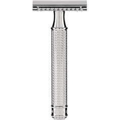 Mühle R 89 Grande Series Traditional Safety Razor Metal Chrome-Plated