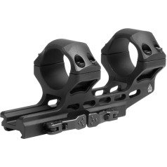 UTG Unisex - Adult Utg® Accu-sync® Qr Mount 30 mm, High Pro, 34 mm Offset Air32234q Cantilever Assembly, Black, One Size EU