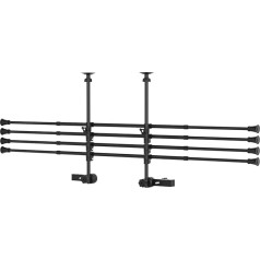 Areyourshop Dog Guard Car Protective Gate, Divider Boot Dog Expandable 32-55 cm x 80-145 cm, Dog Safety Gate, Divider, Luggage Grille, Universal, Adjustable, for Vehicles of All Brands