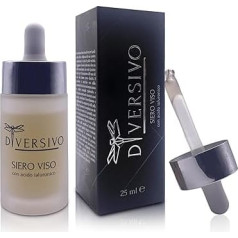 DIVERSIVO - Vegan and Organic Anti-Aging Face Serum - Moisturising, Firming and Anti-Wrinkle with Hyaluronic Acid, Apple Stem Cells and Olive Oil - For All Skin Types, 25 ml