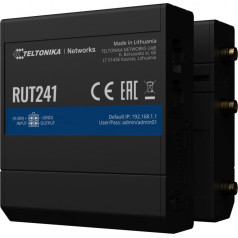 Maršrutētājs lte rut241 (cat 4), 4g, wifi, ethernet