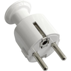 Taisna kontaktdakša Uni-Schuko 16A, 230V, balta, 24 gab.