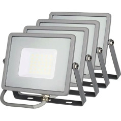 Set - LED Outdoor Spotlight, 30 W, 4000 K Neutral White, 2400 Lumens, IP65, LED Floodlight, Waterproof Spotlight, Outdoor Light, Outdoor Spotlight for Garden, Garage, Backyard, Doors, Hallway