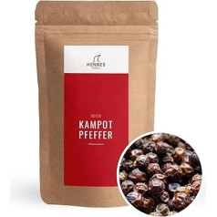 Hennes Finest Kampot Red Pepper, 100 g, Real Red Kampot Pepper, Whole Red Pepper, Kampot Pepper Red, Pepper for Mill, Red Pepper Kampot, Whole Red Peppercorns, Cambodia Pepper Red