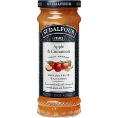 Saint Dalfour | Apple Cinnamon Jam - 1 x 284 g | Disposable Jam | Jam Jar