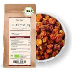 Kamelur 1 kg Organic Physalis Dried – Sun-ripened Dried Fruits in Best Organic Quality, Unsulphurised and Unsugared
