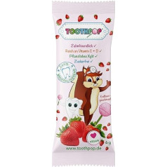 TOOTHPOP Dental Care Lolli Strawberry (Pack of 40)