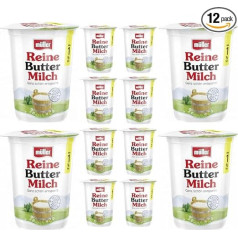Müller Pure Buttermilk 1% Fat 500 ml x 12 Pieces [Freshness Guarantee]