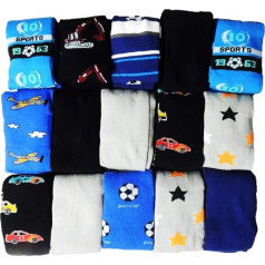 Pack of 15 Children's Boys' Tights in Sizes 98-128