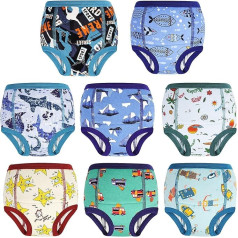 MOEMOE BABY Potty Training Trousers, Pack of 8, Baby Training Trousers, Potty Training Underpants, Children 2-9 Years