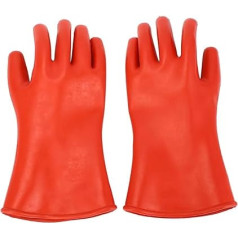 Eujgoov Rubber Electrician Gloves 500V Insulating Rubber Handwear Insulating Gloves for Lineworker Electricians