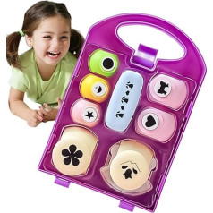Puncher Bastelset Puncher Set Handwerk Puncher Set für Kinder Stanzformen Papierhandwerk Stanzformen Set für kreative Papierstanzer Kinder Stanzformen Set Stanzformen für Stanzer artig