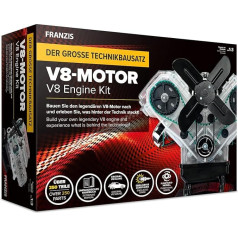 The large technical V8 engine kit: Build the legendary V8 engine and experience what is behind the technology!