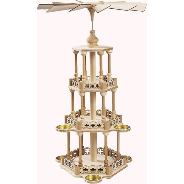 PBS2002 Large Coloured Wooden Pyramid