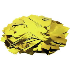 Metallic Confetti Rectangle 55x18mm Gold 1kg