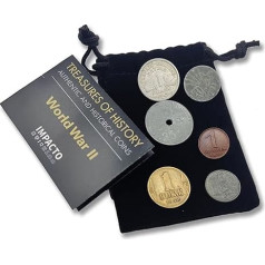 IMPACTO COLECCIONABLES World War II - 6 original coins from German-occupied Europe - 1925-1945