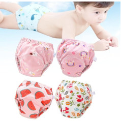 Donubiiu Wet-Free Training Underwear, Wet-Free Absorbent Toddler Underwear, Wet-Free Underpants, Children, Underpants, Children's Toilet Training
