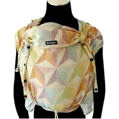 Didymos DidyKlick 4u Baby Carrier - Halfbuckle Carrier Zephyr - for Babies and Toddlers from 3.5 kg to 20 kg - Ergonomic Sitting Posture - Belly Carrier - Hip Carrier - Back Carrier