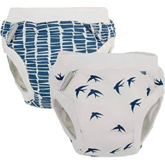 Imsevimse - Cloth Nappies Pack of 2 Blue Training Pants -L 9-12 kg New