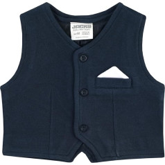Jacky Baby Boys Gilet Festive Christening Clothing, navy