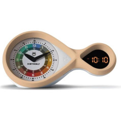 KIDYWOLF - Analogue & Digital Alarm Clock Pink