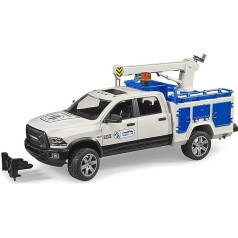 bruder 02509 - RAM 2500 Service Truck with Rotating Light - 1:16 Vehicles, Jeep, Transporter, Toy from 4 Years